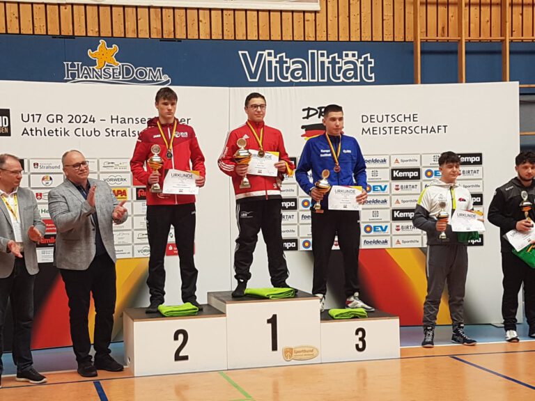 Deutscher Meister U17 bis 80kg Greco: Kevin Titov