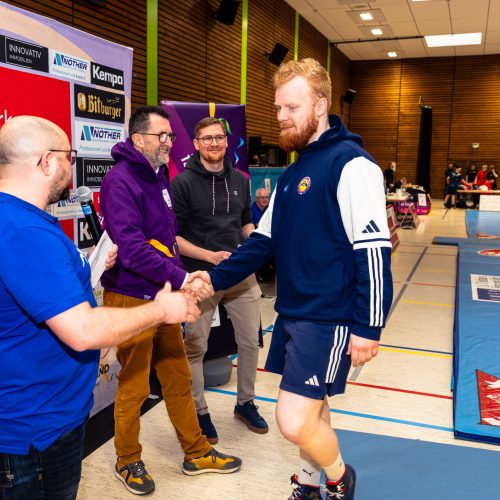 Kilian Schäfer wurde für seinen 3. Platz bei der DM 2025 geehrt / Foto: Andreas Noll