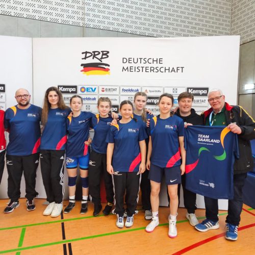 Das saarländische Team bei der DM der weiblichen Jugend in Köln-Mülheim