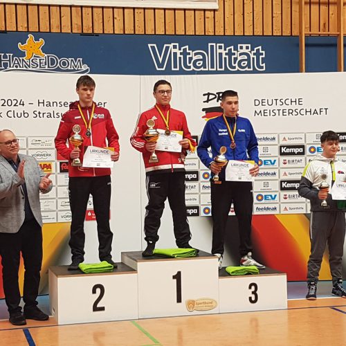 Deutscher Meister U17 bis 80kg Greco: Kevin Titov