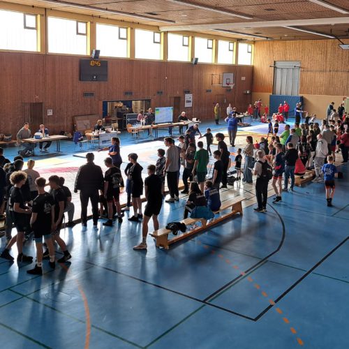 Volle Halle beim Schulturnier in Heusweiler