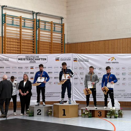 U17-Athlet Marlon Klein schafft den Sprung aufs Podest im U20-Bereich. Tolle Leistung!