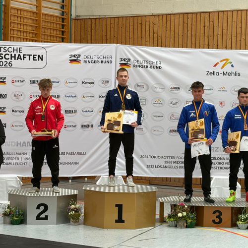 Philipp Friedrich belohnt sich mit dem 3. Platz in der Klasse bis 60kg Greco