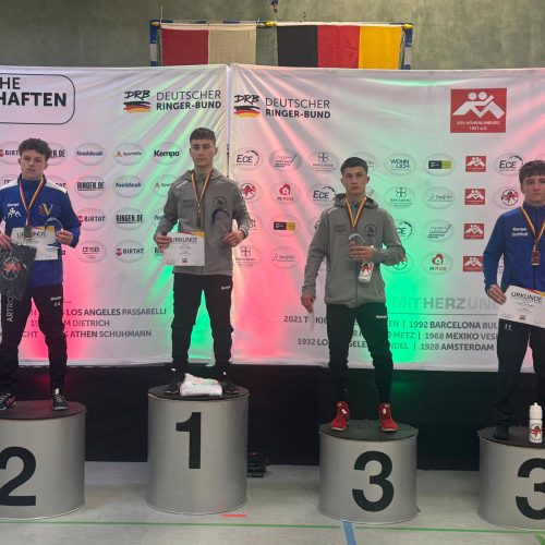 Nico Altmeyer (AC Heusweiler / 61kg) gewinnt die Silbermedaille