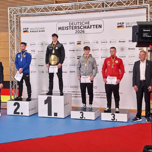 Vizemeister Kevin Gremm - seine bisher beste Platzierung im Männerbereich